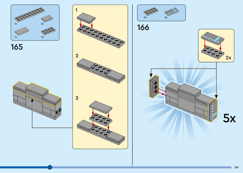 LEGO 40955 instructions page 119 – build guide