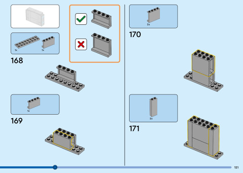 LEGO 40955 instructions page 121 – build guide