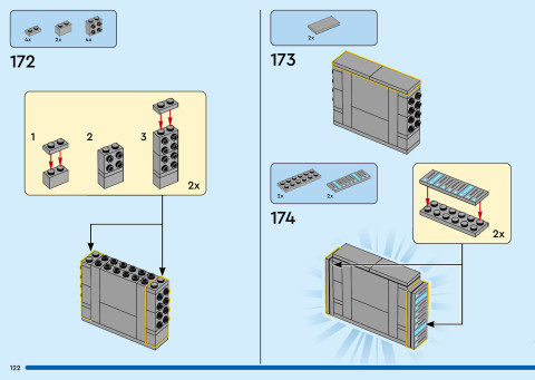 LEGO 40955 instructions page 122 – build guide