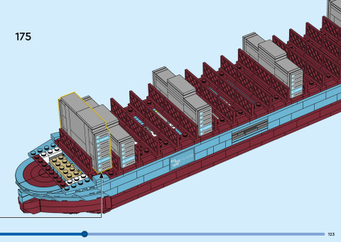 LEGO 40955 instructions page 123 – build guide