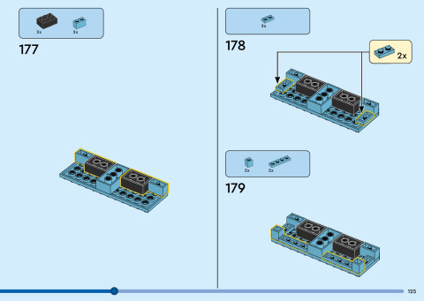 LEGO 40955 instructions page 125 – build guide