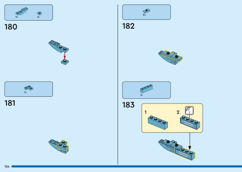 LEGO 40955 instructions page 126 – build guide