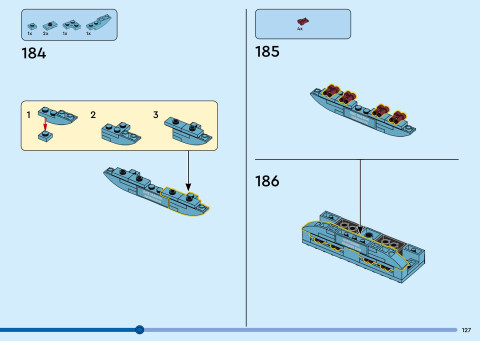 LEGO 40955 instructions page 127 – build guide