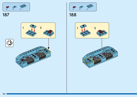 LEGO 40955 instructions page 128 – build guide