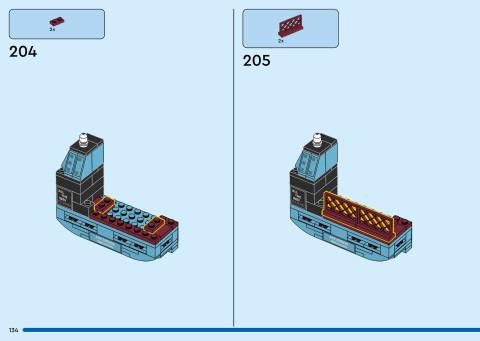 LEGO 40955 instructions page 134 – build guide