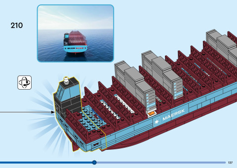 LEGO 40955 instructions page 137 – build guide