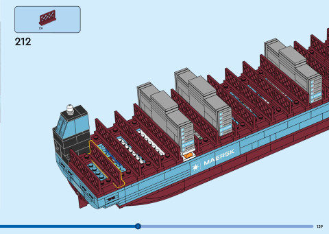 LEGO 40955 instructions page 139 – build guide