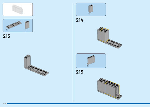 LEGO 40955 instructions page 140 – build guide