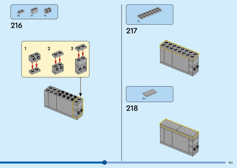 LEGO 40955 instructions page 141 – build guide