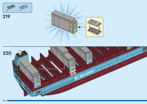 LEGO 40955 instructions page 142 – build guide