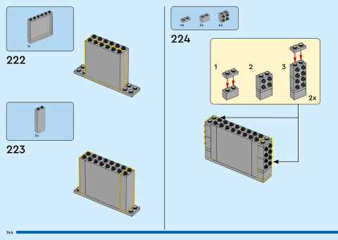 LEGO 40955 instructions page 144 – build guide