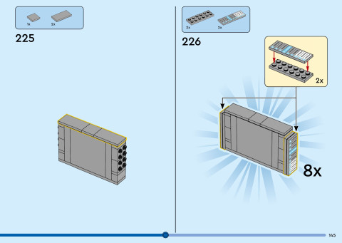 LEGO 40955 instructions page 145 – build guide