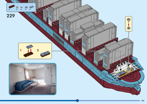 LEGO 40955 instructions page 149 – build guide