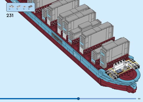 LEGO 40955 instructions page 151 – build guide