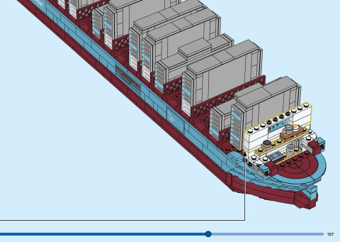 LEGO 40955 instructions page 157 – build guide