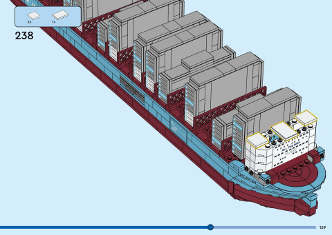 LEGO 40955 instructions page 159 – build guide