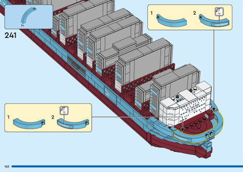LEGO 40955 instructions page 162 – build guide