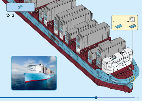 LEGO 40955 instructions page 163 – build guide