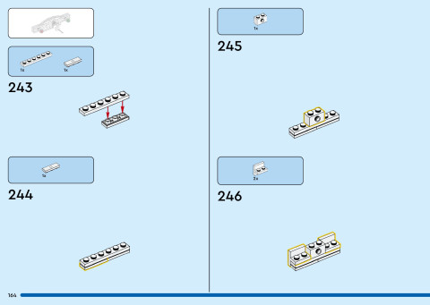 LEGO 40955 instructions page 164 – build guide