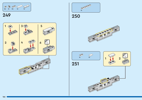 LEGO 40955 instructions page 166 – build guide