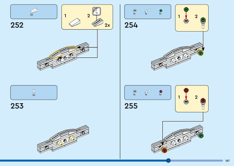 LEGO 40955 instructions page 167 – build guide