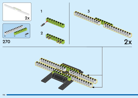 LEGO 40955 instructions page 176 – build guide
