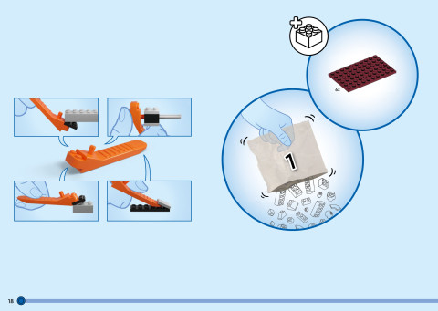 LEGO 40955 instructions page 18 – build guide