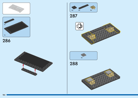 LEGO 40955 instructions page 186 – build guide