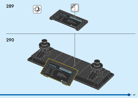 LEGO 40955 instructions page 187 – build guide