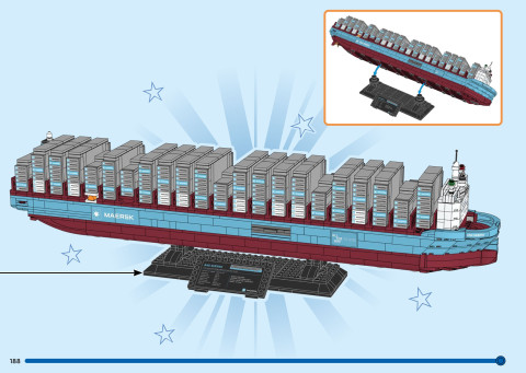 LEGO 40955 instructions page 188 – build guide