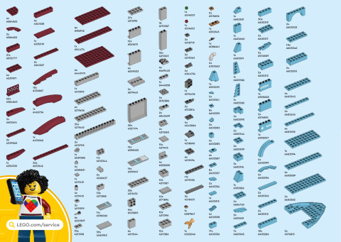 LEGO 40955 instructions page 190 – build guide