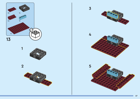 LEGO 40955 instructions page 27 – build guide
