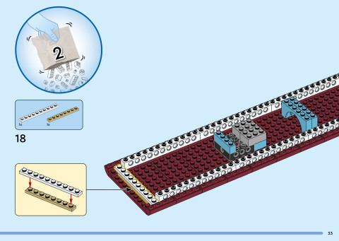 LEGO 40955 instructions page 33 – build guide