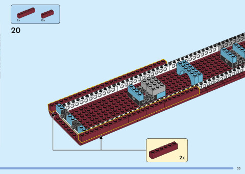 LEGO 40955 instructions page 35 – build guide