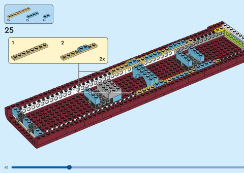 LEGO 40955 instructions page 40 – build guide