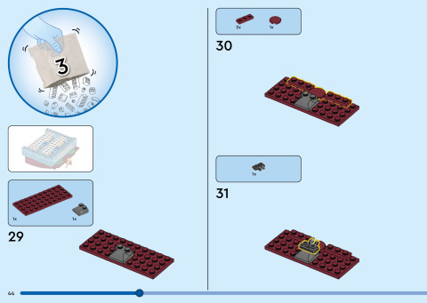 LEGO 40955 instructions page 44 – build guide