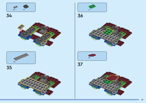 LEGO 40955 instructions page 47 – build guide