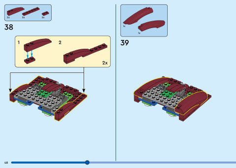 LEGO 40955 instructions page 48 – build guide