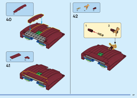 LEGO 40955 instructions page 49 – build guide