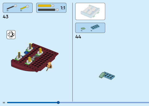 LEGO 40955 instructions page 50 – build guide