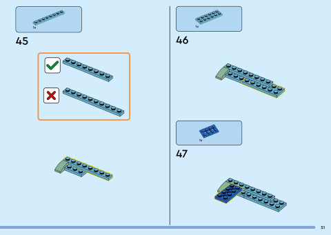 LEGO 40955 instructions page 51 – build guide