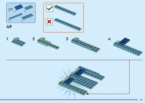 LEGO 40955 instructions page 53 – build guide