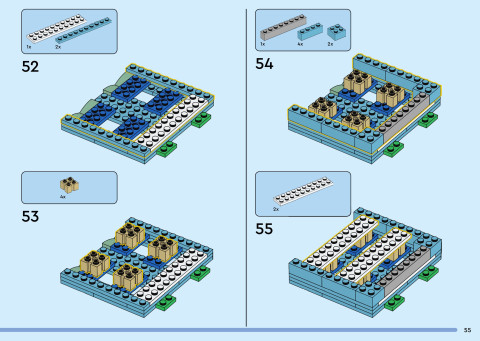LEGO 40955 instructions page 55 – build guide