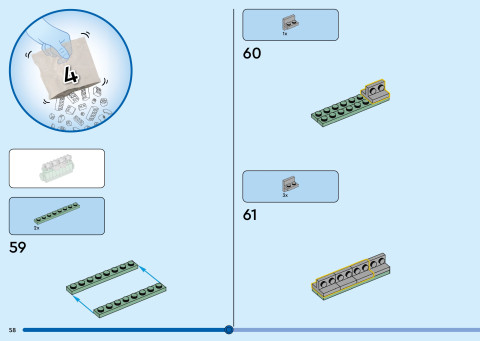 LEGO 40955 instructions page 58 – build guide