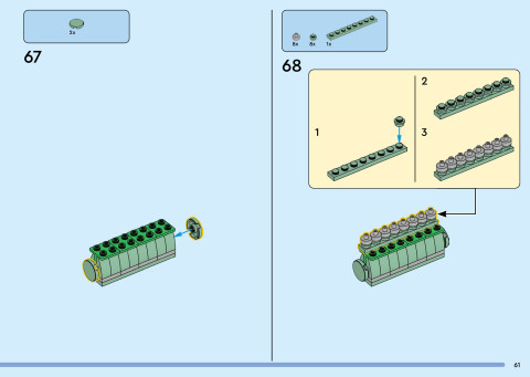 LEGO 40955 instructions page 61 – build guide