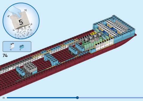 LEGO 40955 instructions page 64 – build guide