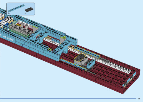 LEGO 40955 instructions page 69 – build guide