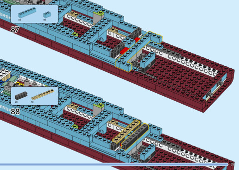 LEGO 40955 instructions page 73 – build guide