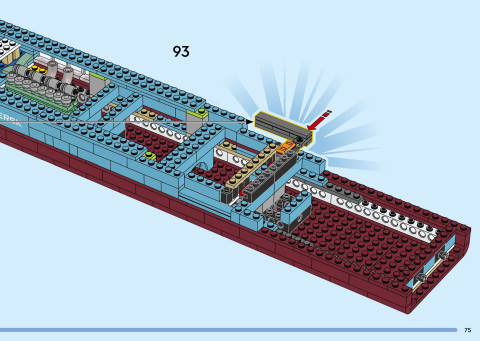 LEGO 40955 instructions page 75 – build guide
