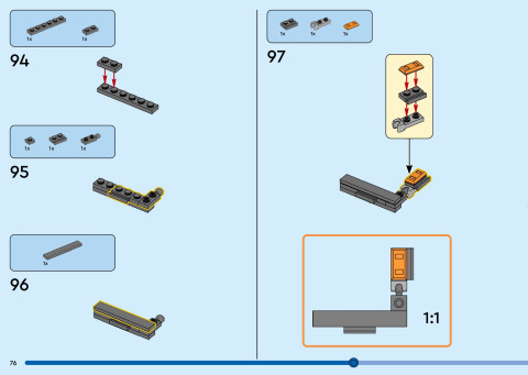 LEGO 40955 instructions page 76 – build guide